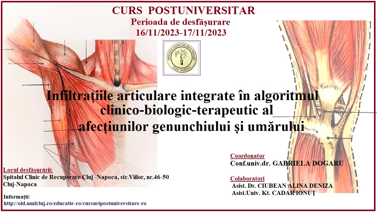 curs pu infiltratiile articulare